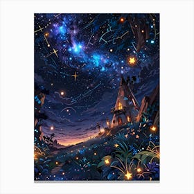 Night Sky 5 Canvas Print