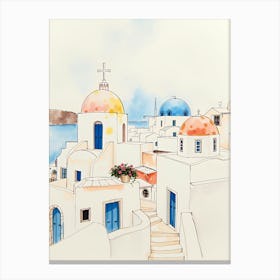 Santorini Canvas Print