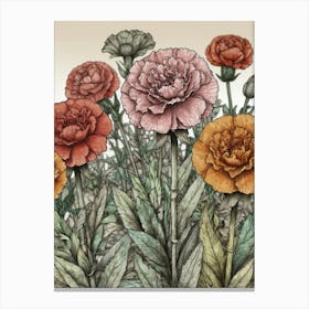 Carnations Canvas Print Canvas Print