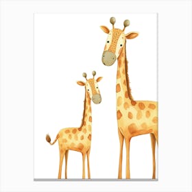 Giraffes Canvas Print