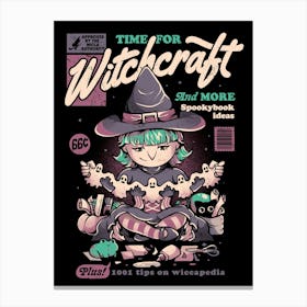Witchcraft - Funny Halloween Witch Gift Canvas Print