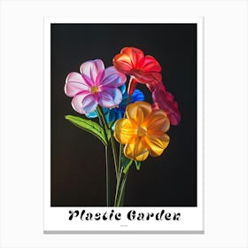 Bright Inflatable Flowers Poster Phlox 2 Canvas Print