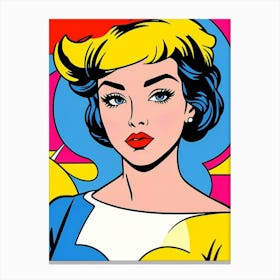 Retro Look Pop Art Canvas Print