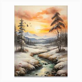 Winter Landscape 33 Canvas Print