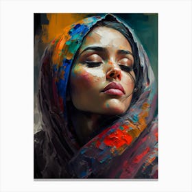 Modest Visions Veiled In Vibrance 8 Canvas Print