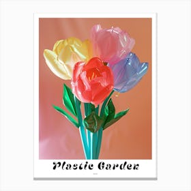 Dreamy Inflatable Flowers Poster Rose 1 Canvas Print