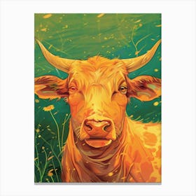 Cow Painting 9 Canvas Print