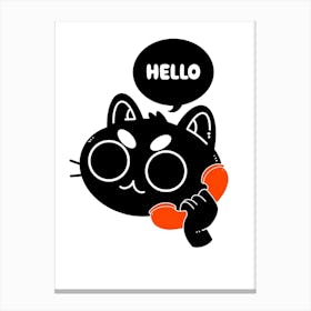 Hello Canvas Print