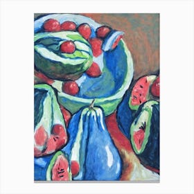 Watermelon 1 Classic Fruit Canvas Print