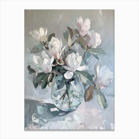 A World Of Flowers Magnolia 2 Painting Canvas Print