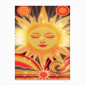 Bright Sun Sparkling Canvas Print