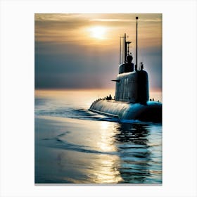 Submarine Reimagined 1 Canvas Print