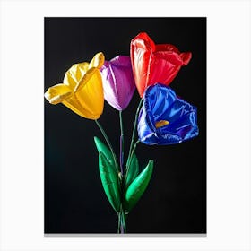 Bright Inflatable Flowers Lisianthus 1 Canvas Print