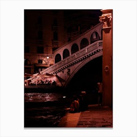 Venice Rialto bridge Italian Italy Milan Venice Florence Rome Naples Toscana photo photography art travel Canvas Print