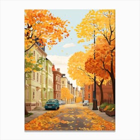 Oslo In Autumn Fall Travel Art 2 Canvas Print