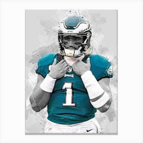 Jalen Hurts Philadelphia Eagles Canvas Print