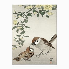 Birds And Plants (1900 1936), Ohara Koson 2 Canvas Print