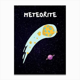 Meteorite Canvas Print