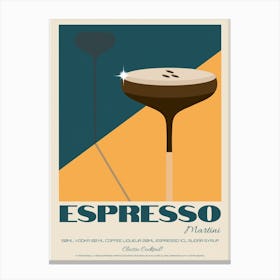 The Espresso Martini Canvas Print