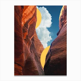 Golden Slot Canyon Canvas Print