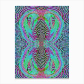 Psychedelic Butterfly 1 Canvas Print