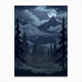 Dark Forest 1 Canvas Print