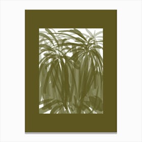 Palm Trees Art Print 2 Canvas Print