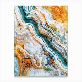 Abstract Agate 3 Canvas Print