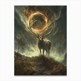 Deer Illustration 3 Canvas Print