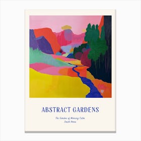 Colourful Gardens The Garden Of Morning Calm South Korea 1 Blue Poster Canvas Print