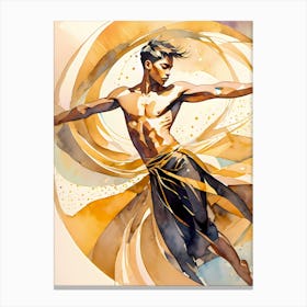 Asian Dancer Canvas Print