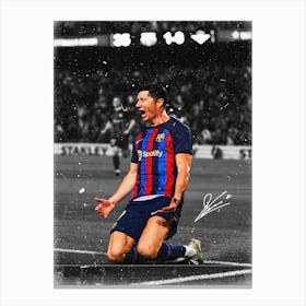 Robert Lewandowski Canvas Print