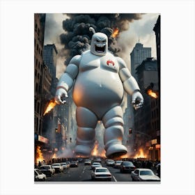 The Colossus of Destruction: A Giant Canvas Print