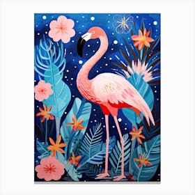 Flamingo, Matisse Inspired Canvas Print