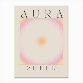 Cheer Aura Canvas Print