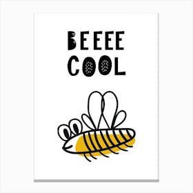 Bee Cool Pop Canvas Print