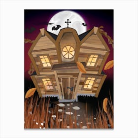 Haunted House Canvas Print