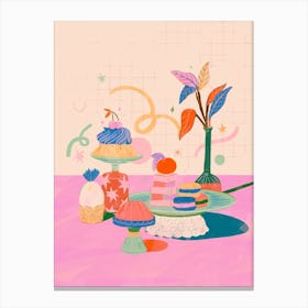 Color Breakfast Canvas Print