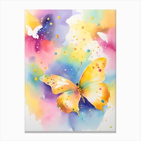 Watercolor Butterfly Canvas Print