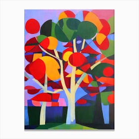 Buckeye Tree Cubist Canvas Print