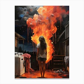 'The Fire' 2 Canvas Print
