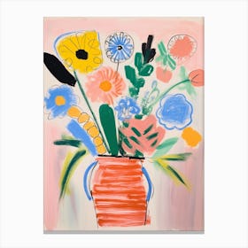 Flower Painting Fauvist Style Veronica Flower 2 Stampe su tela