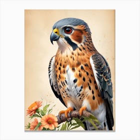 Hawk Painting 1 Canvas Print