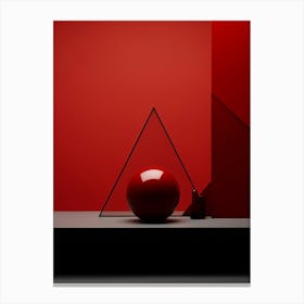 Minimalist Geometry Abstract Illustration 3 Canvas Print