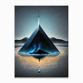 Pyramid Of Light Canvas Print