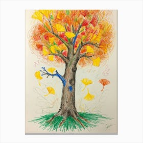 Autumn Tree Canvas Print