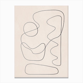 Abstract Line VI Canvas Print