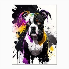 Boxer Dog Painting 1 Canvas Print