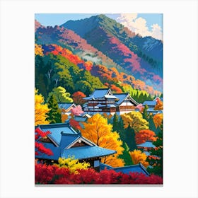 Autumn In Kyoto Canvas Print