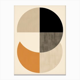 Noir Zirl Bauhaus Elegance Canvas Print